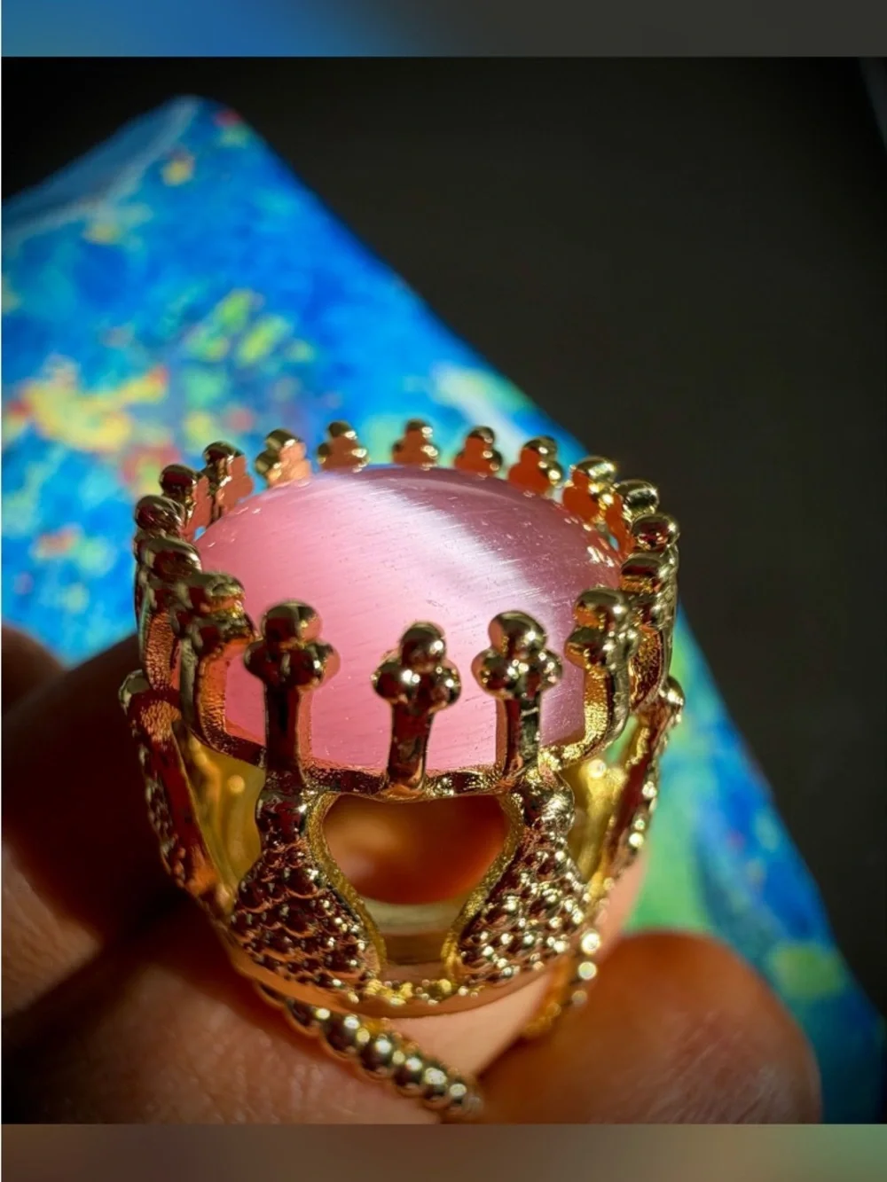 Feed Me Gems “Glinda” Statement Ring NWOT - Picture 2 of 6